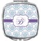 Mandala Floral Compact Makeup Mirror (Personalized)