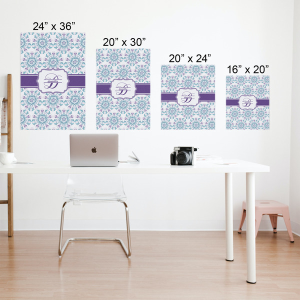 Mandala Floral Matte Poster - Sizes