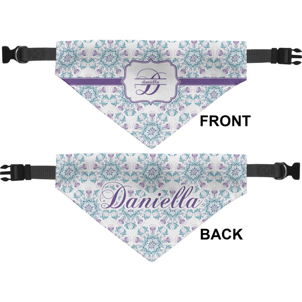 Mandala Floral Medium Dog Bandana Approval