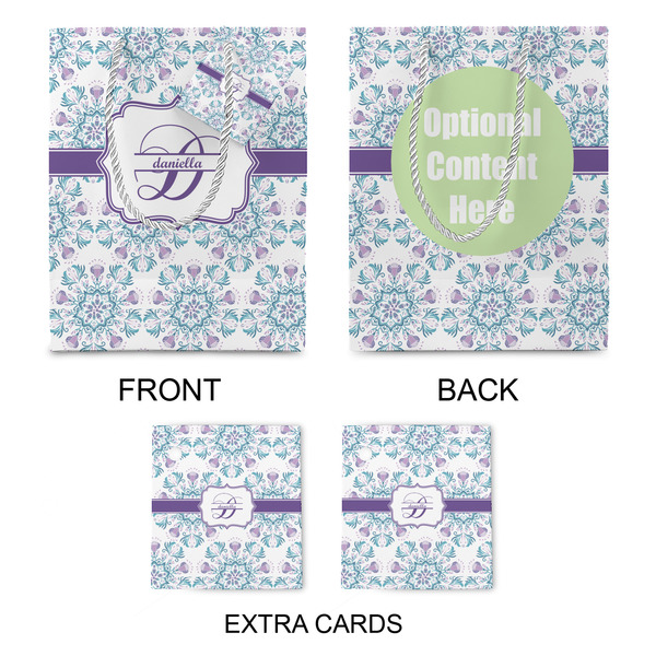 Mandala Floral Medium Gift Bag - Approval