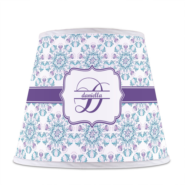 Mandala Floral Poly Film Empire Lampshade - Front View