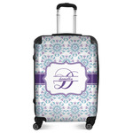 Mandala Floral Suitcase - 24" Medium - Checked (Personalized)