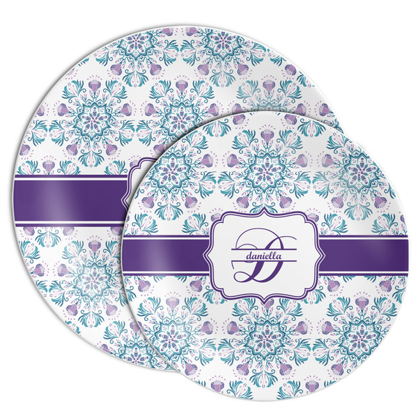 Mandala Floral Melamine Plates - PARENT/MAIN