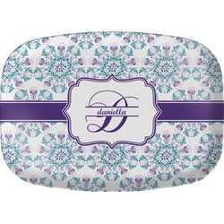 Mandala Floral Melamine Platter (Personalized)