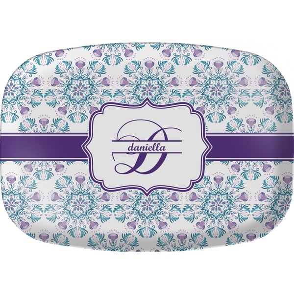 Custom Mandala Floral Melamine Platter (Personalized)