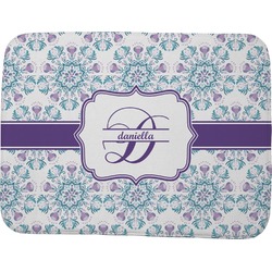 Mandala Floral Memory Foam Bath Mat - 48"x36" (Personalized)
