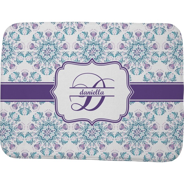 Mandala Floral Memory Foam Bath Mat 48 X 36