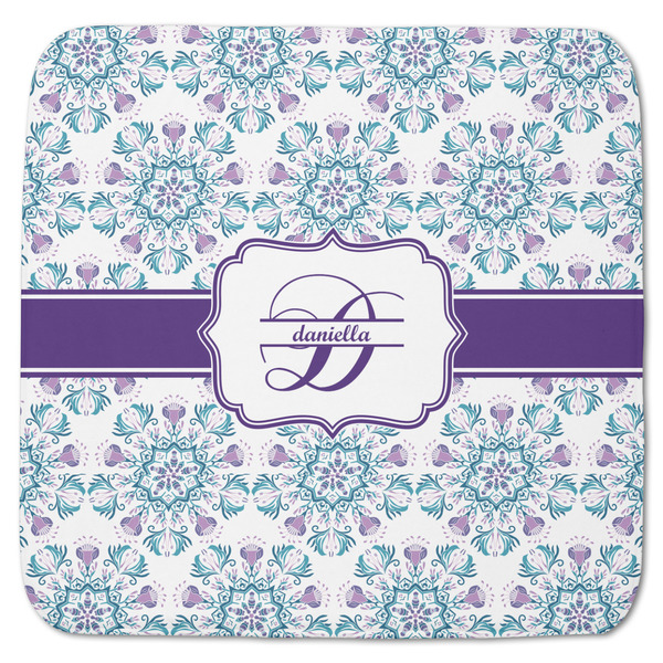 Custom Mandala Floral Memory Foam Bath Mat - 48"x48" (Personalized)