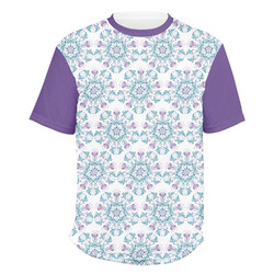 Mandala Floral Men's Crew T-Shirt - X Large