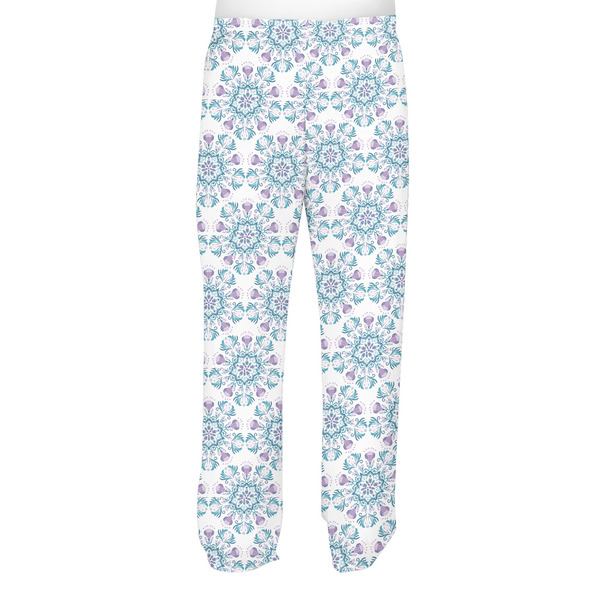 Mandala Floral Men's Pjs Back - on model