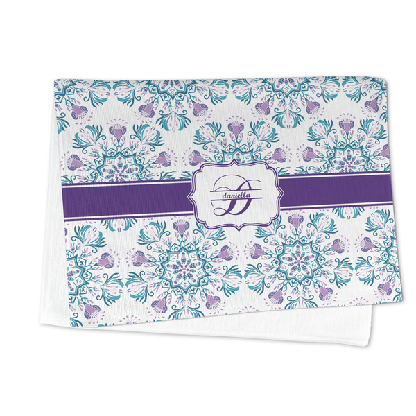 Mandala Floral Microfiber Dish Towel - FOLDED HALF