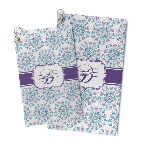 Mandala Floral Microfiber Golf Towel - PARENT/MAIN