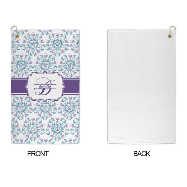 Mandala Floral Microfiber Golf Towels - APPROVAL