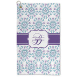 Mandala Floral Microfiber Golf Towel (Personalized)