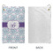 Mandala Floral Microfiber Golf Towels - Small - APPROVAL