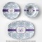 Mandala Floral Microwave & Dishwasher Safe CP Plastic Dishware - Group