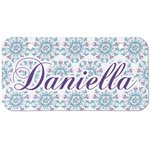 Mandala Floral Mini/Bicycle License Plate (2 Holes) (Personalized)