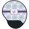 Mandala Floral Mouse Pad with Wrist Support - Main