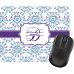 Mandala Floral Rectangular Mouse Pad (Personalized)