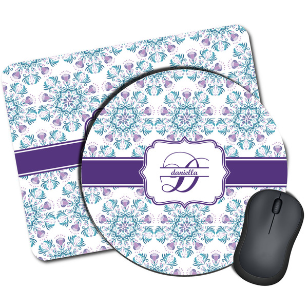 Custom Mandala Floral Mouse Pad (Personalized)