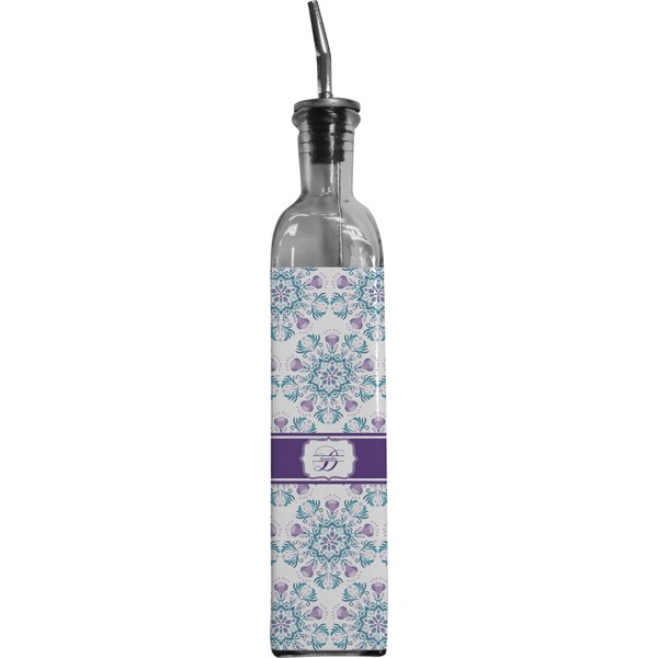 Custom Mandala Floral Oil Dispenser Bottle (Personalized)