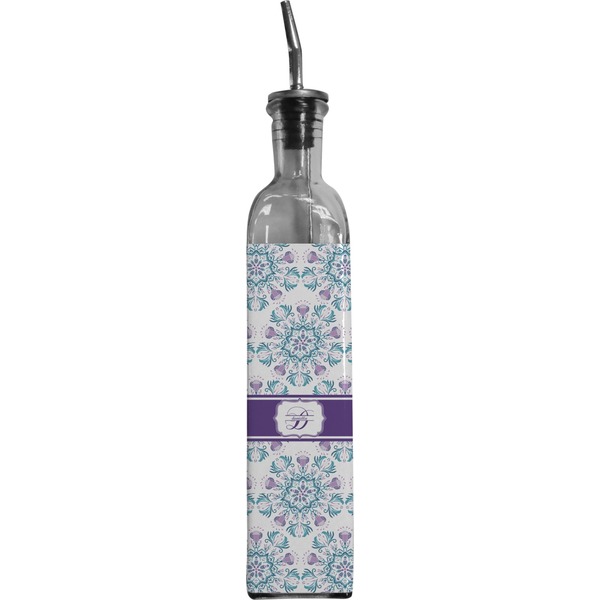 Custom Mandala Floral Oil Dispenser Bottle (Personalized)