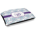 Mandala Floral Dog Bed w/ Name and Initial