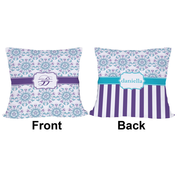 Mandala Floral Outdoor Pillow - 16x16