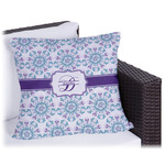 Mandala Floral Outdoor Pillow (Personalized)