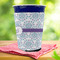 Mandala Floral Party Cup Sleeves - with bottom - Lifestyle