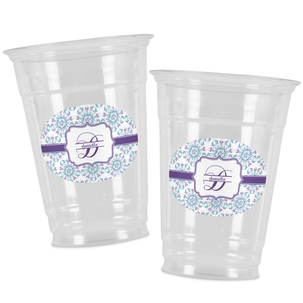Mandala Floral Party Cups - 16oz - Alt View