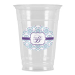 Mandala Floral Party Cups - 16oz (Personalized)