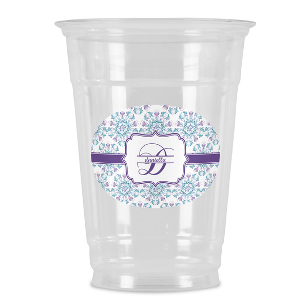 Custom Mandala Floral Party Cups - 16oz (Personalized)