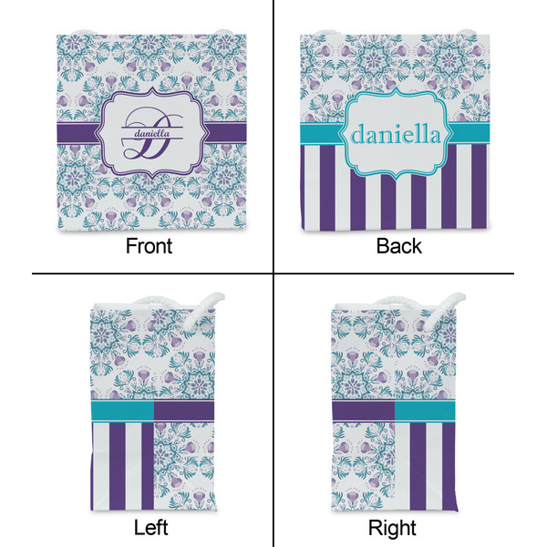 Mandala Floral Party Favor Gift Bag - Matte - Approval