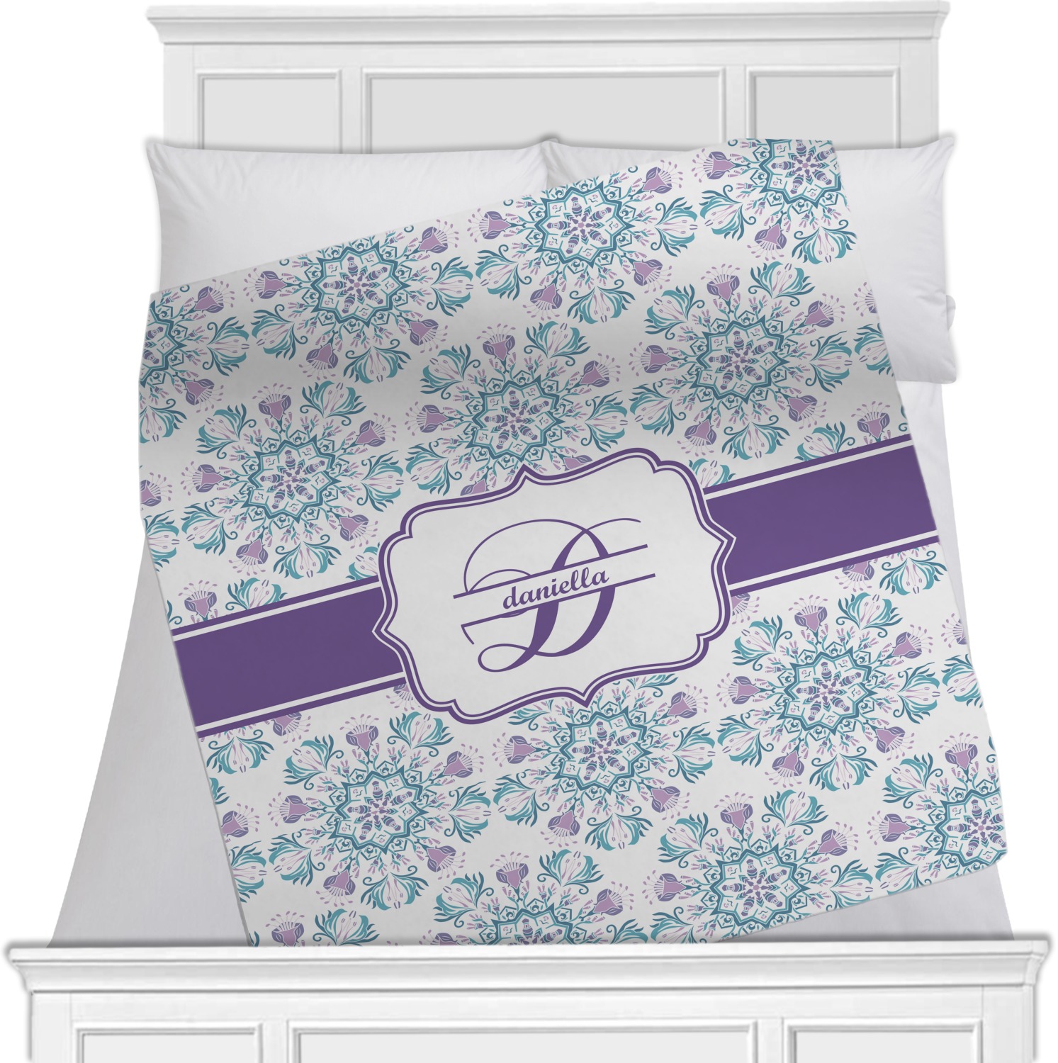 floral minky blanket