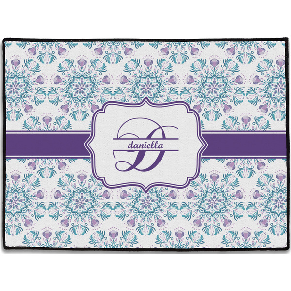 Custom Mandala Floral Door Mat (Personalized)