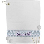 Mandala Floral Golf Bag Towel (Personalized)