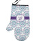 Mandala Floral Left Oven Mitt (Personalized)