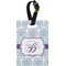 Mandala Floral Personalized Rectangular Luggage Tag