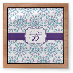 Mandala Floral Pet Urn w/ Name and Initial