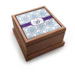 Mandala Floral Pet Urn w/ Name and Initial
