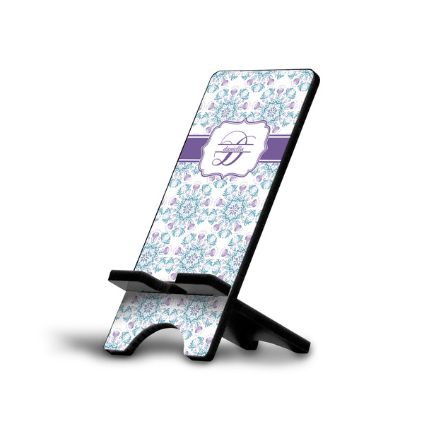 Custom Mandala Floral Cell Phone Stand (Small) (Personalized)