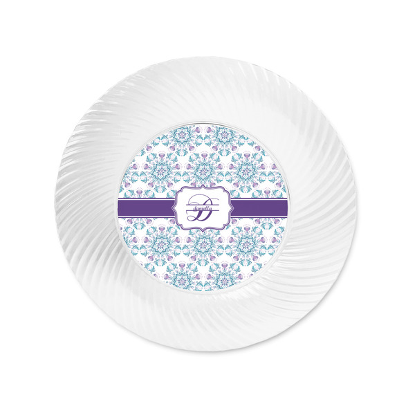 Mandala Floral Plastic Party Appetizer & Dessert Plates - Approval