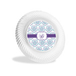 Mandala Floral Plastic Party Appetizer & Dessert Plates - 6" (Personalized)