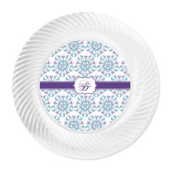 Mandala Floral Plastic Party Dinner Plates - 10" (Personalized)