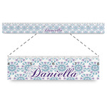 Mandala Floral Plastic Ruler - 12" (Personalized)