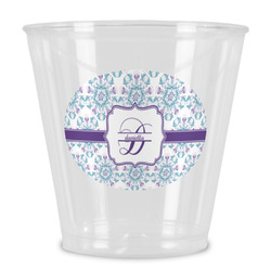 Mandala Floral Plastic Shot Glass (Personalized)