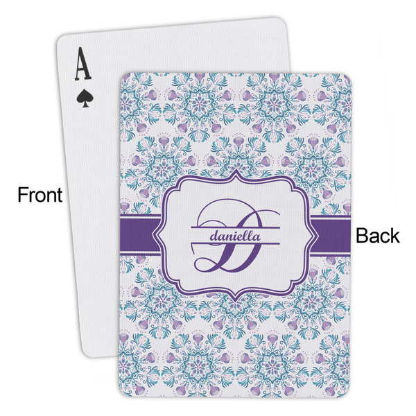 Mandala Floral Playing Cards - Approval