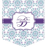 Mandala Floral Iron On Faux Pocket (Personalized)