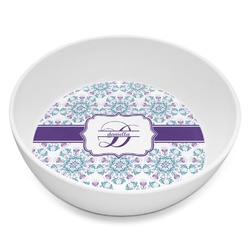 Mandala Floral Melamine Bowl - 8 oz (Personalized)